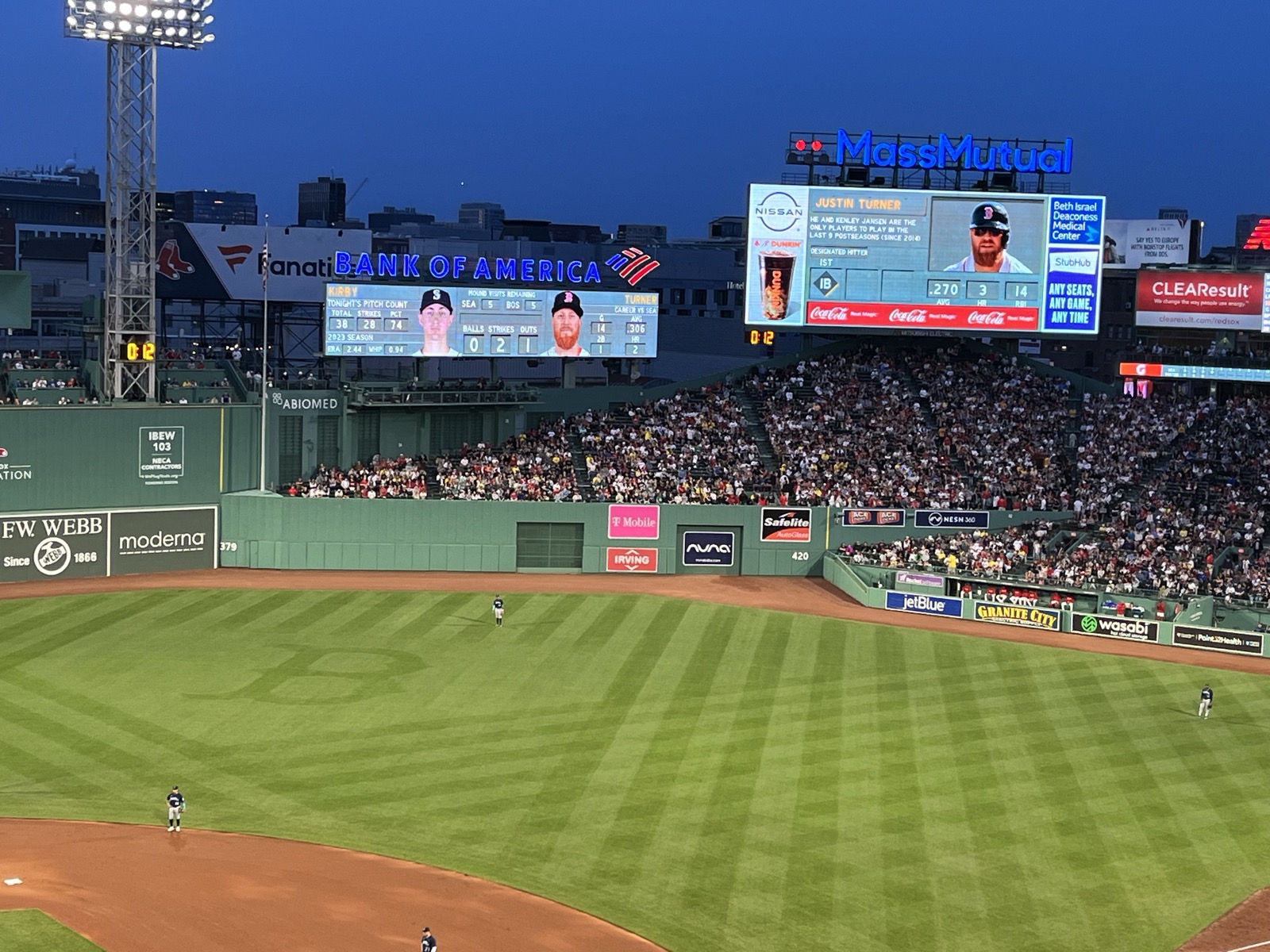 Kirby スコアボード - Fenway Park